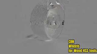 Visualizza la demo delle mole CBN elettrodeposte per l'affilatura e l'affilatura di coltelli HSS per legno