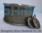Rotole di rottura a bordo a forma speciale di diamante elettroplata per granito di calcestruzzo