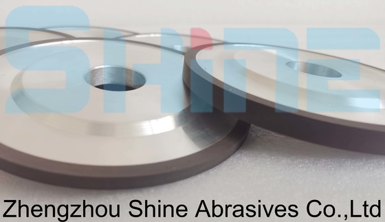 100mm 14F1 Resina Bond Diamond / CBN Grinding Wheel per Carburo Cementato