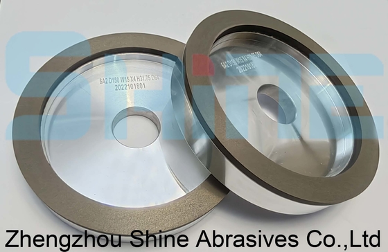 6A2 Metal Bond Diamond CBN Grinding Wheel per utensili HSS Legatura di vetro ceramico
