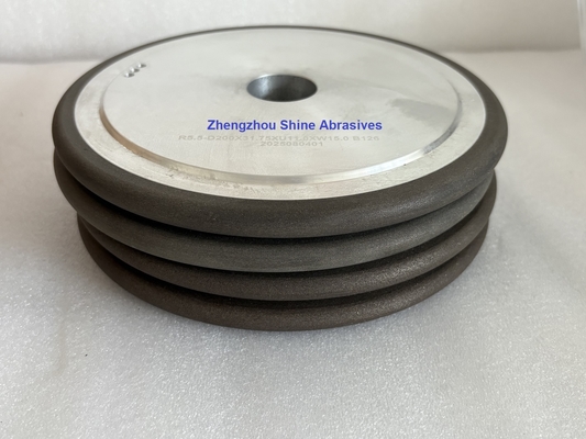 1F1 Ruota di diamanti a legame con resina per utensili al carburo Perfil di raggio e triturazione di precisione