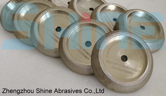 127 mm Banda Saw Blade Ruota di diamante CBN ruota di affilatura Dischi di rettifica