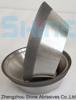 100mm 11V9 Resina Bond CBN / Diamond Grinding Wheel per la rettifica di utensili CNC