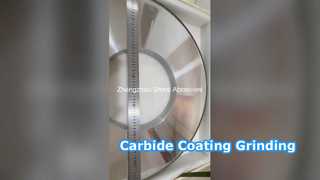 Grandi mole diamantate Shine Abarsives 1A1 per la rettifica superficiale con rivestimento in metallo duro