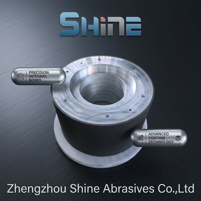 1A1 Collegamento di resina Diamante Griglia senza centro CBN Griglia