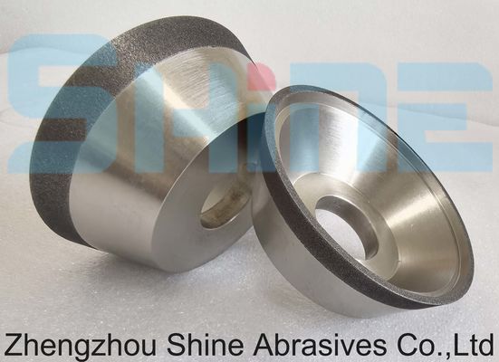 75mm 11V9 Resina Bond CBN / Diamond Grinding Wheel per la rettifica di utensili CNC