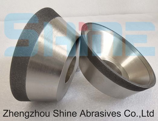75mm 11V9 Resina Bond CBN / Diamond Grinding Wheel per la rettifica di utensili CNC