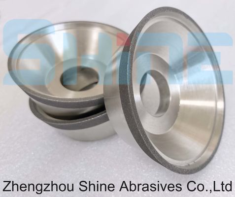100mm 11V9 Resina Bond CBN / Diamond Grinding Wheel per la rettifica di utensili CNC