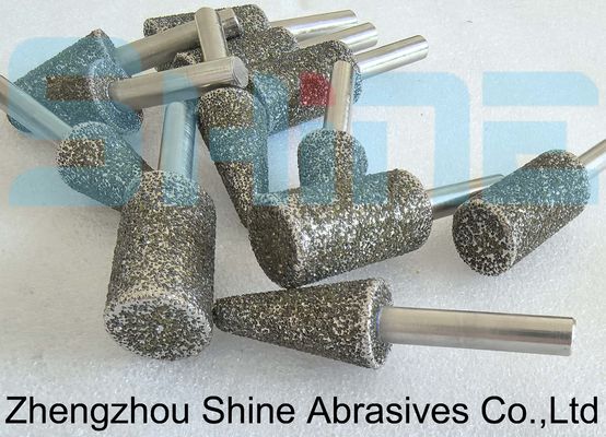 Mandrel e ruote di rettifica di diamanti / CBN elettroplati per utensili al carburo