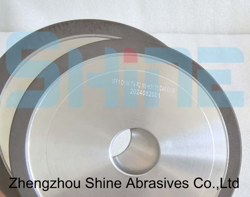 4A2 Reti di legame di resina di diamanti CBN Rotte di rettificazione per la rettificazione a faccia di utensili da taglio