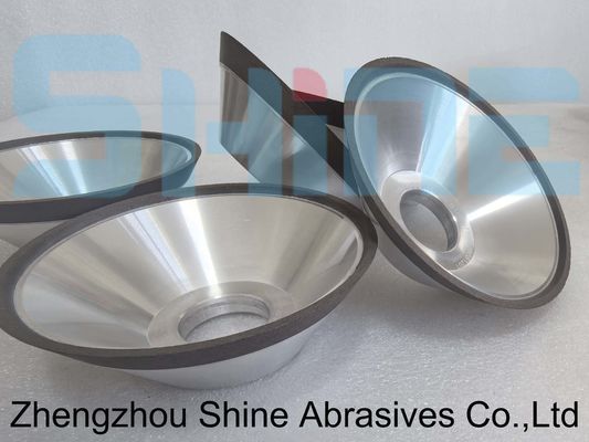 11V9 Resina a forma di ciotola legato al diamante / CBN Griglia in acciaio inox