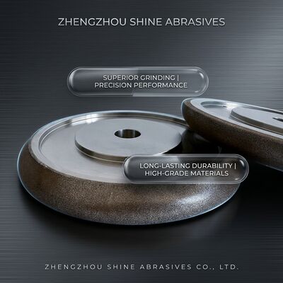 Mola abrasiva CBN elettroplaccata da 8 pollici 203 mm Wm 10/30 per affilatura seghe a nastro