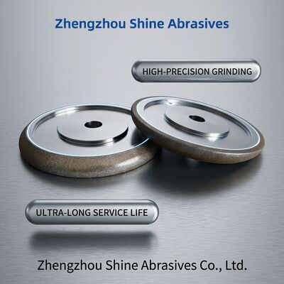 Mola abrasiva CBN elettroplaccata da 8 pollici 203 mm Wm 10/30 per affilatura seghe a nastro