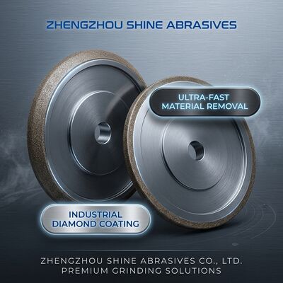 Mola abrasiva CBN elettroplaccata da 8 pollici 203 mm Wm 10/30 per affilatura seghe a nastro