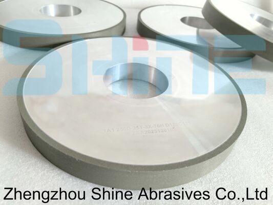 250 mm 1A1 Flat Resin Bond CBN Diamond Grinding Wheel per il carburo