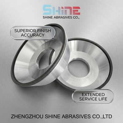 12A2 Forma piatto Resina Bond Diamante abrasivi ruote Top Disco di rettifica