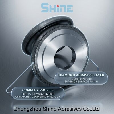 14FF1 Rotole di macinazione CBN a legame metallico per utensili HSS Acciaio inossidabile