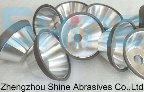 Mola abrasiva diamantata CBN 11V9 ibrida per il gioco delle scanalature e il tracciamento