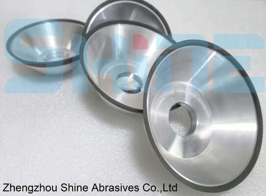 Vitrified Bond CBN Grinding Wheel 200 mm di diametro standard per il cuscinetto di acciaio Precisione di rottura Finitura superiore