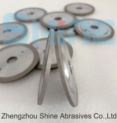 Mola Smerigliatrice Diamantata Monolaterale Metallizzata 1A1 100mm D126 Per Rettifica Facciale Nucleo Magnetico