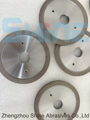 Mola Smerigliatrice Diamantata Monolaterale Metallizzata 1A1 100mm D126 Per Rettifica Facciale Nucleo Magnetico