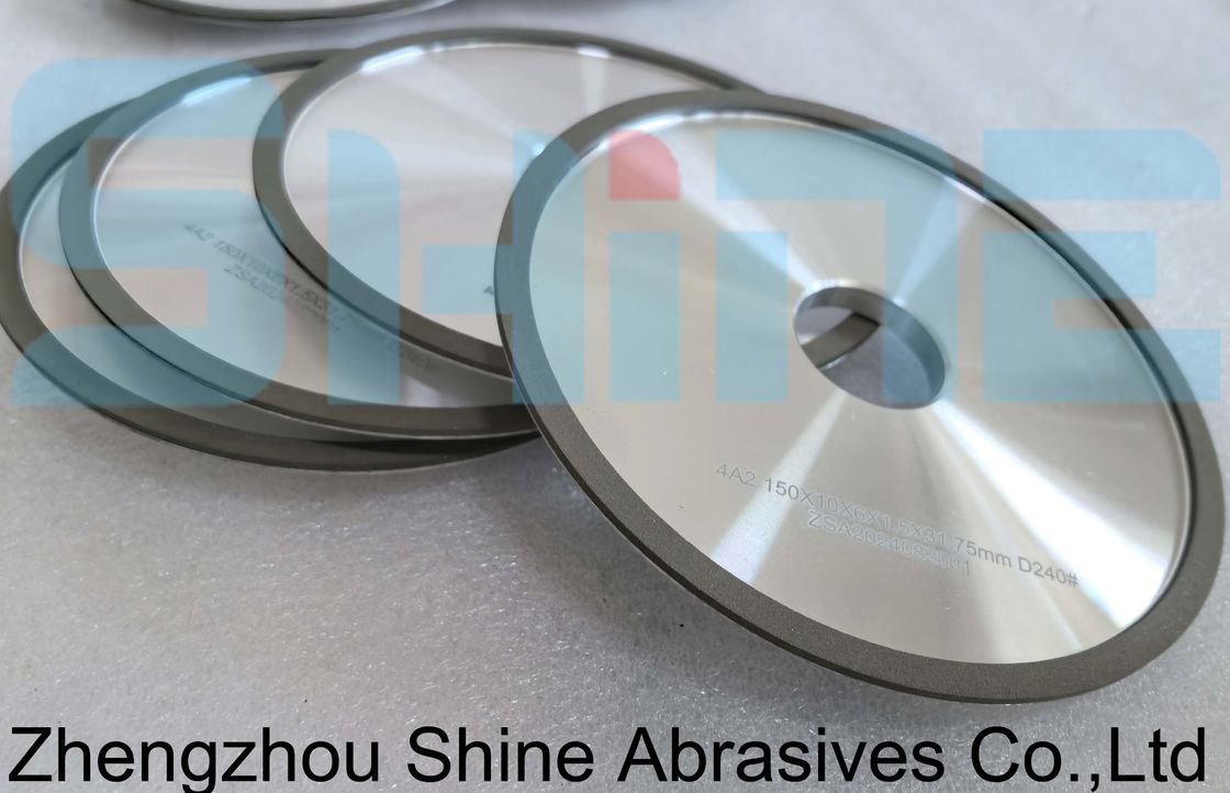 ODM 150 mm 4A2 Ruota di legame in resina D240 Grit per seghe circolari al carburo