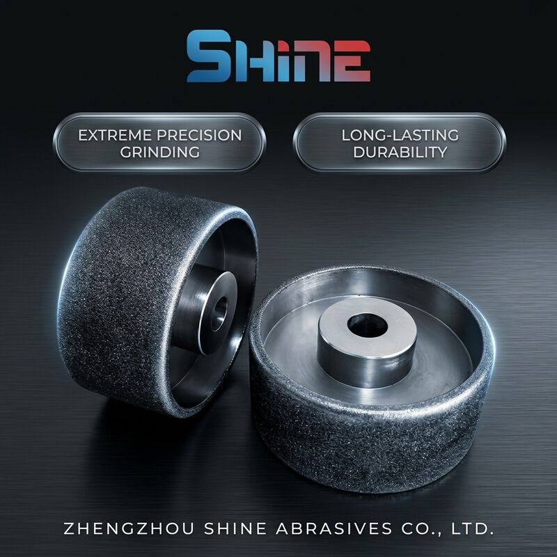 Ruote CBN elettrolizzate per la rettifica e l'affronto di coltelli HSS in legno