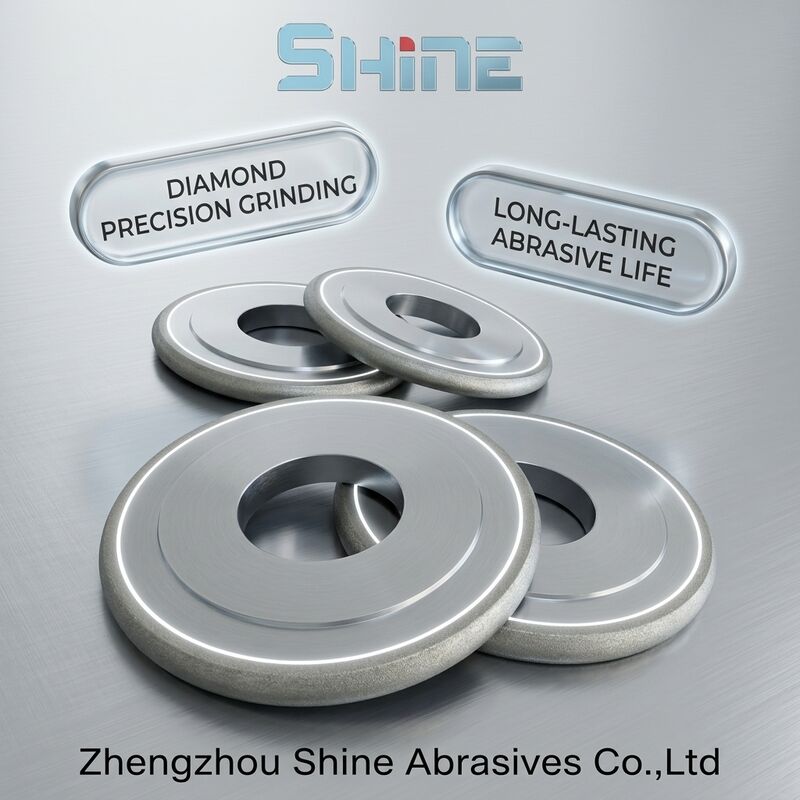 14FF1 Rotole di macinazione CBN a legame metallico per utensili HSS Acciaio inossidabile