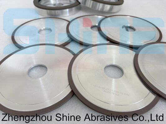Ruota di affilatura CBN Stabilità termica superiore HSS Grinding 6A2 Metal Bond 150mm Low Grinding Burn