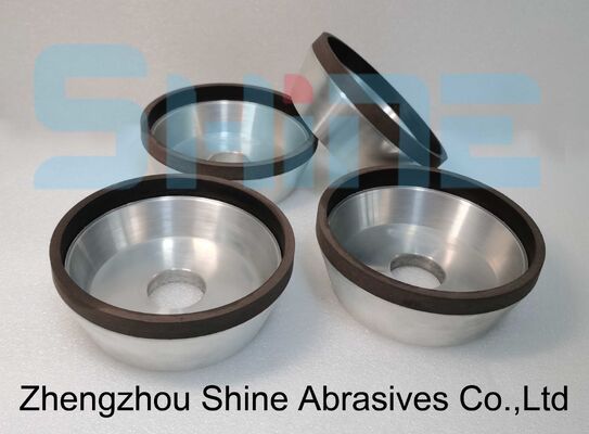 Mola a tazza diamantata 150mm 6A2 Resin Bond 100 Grit per rettifica di anime magnetiche in ferrite